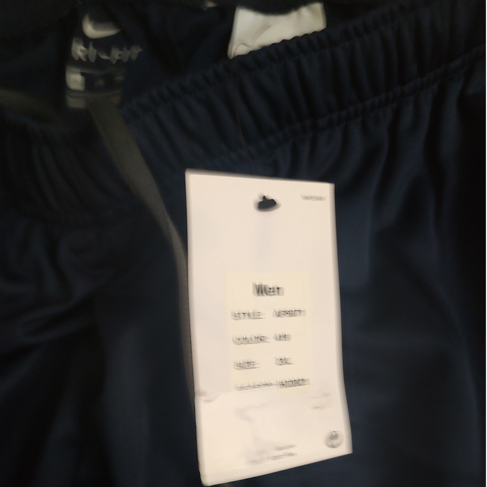 Nike Dri Fit Mens Navy Blue Athletic Pants Trousers Size XXL - Picture 4 of 6